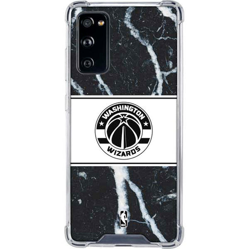 NBA Washington Wizards Marble Galaxy S20 FE Clear Case